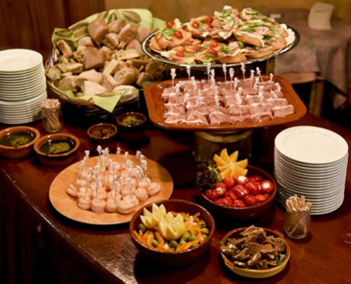 Buffet van Feesterij 't Lijssels vertier